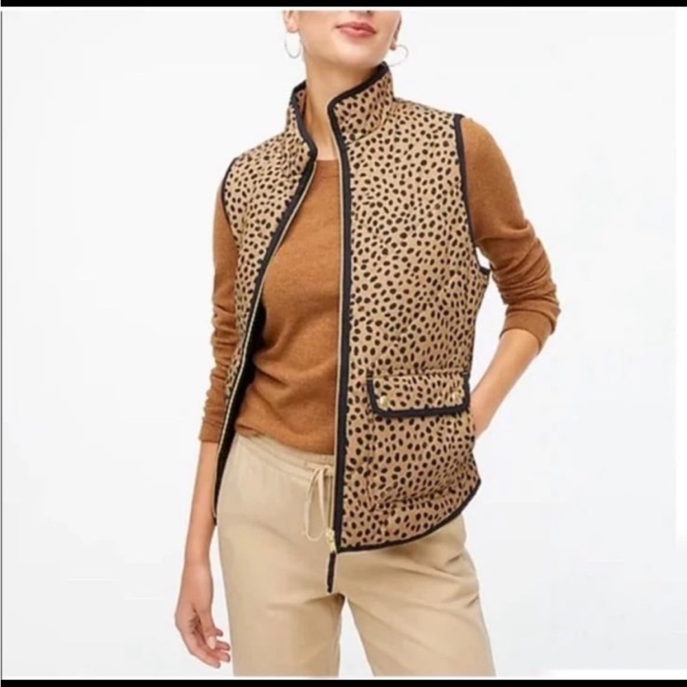 J. crew Leopard Print Women's Vest